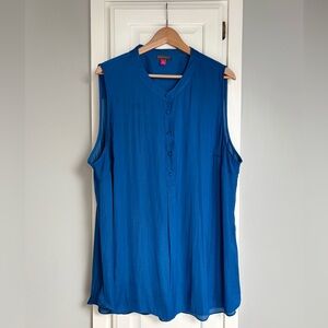 Vince Camuto || Dressy Blouse in Peacock Blue